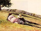 Winslow Homer On the Hill painting